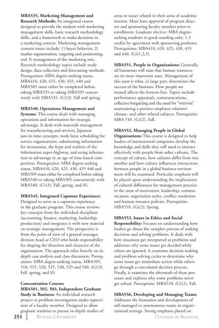 2 0 1 3 bulletin - Butler University