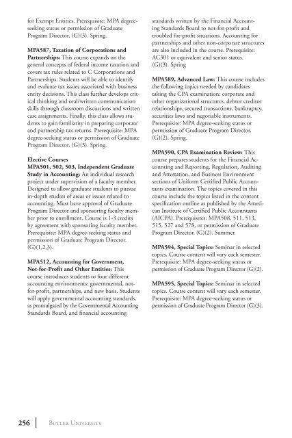 2 0 1 3 bulletin - Butler University