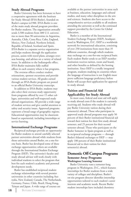 2 0 1 3 bulletin - Butler University