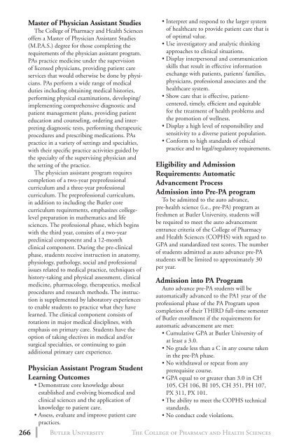 2 0 1 3 bulletin - Butler University