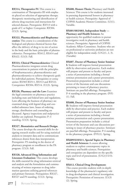 2 0 1 3 bulletin - Butler University