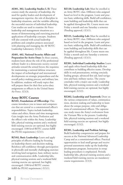 2 0 1 3 bulletin - Butler University