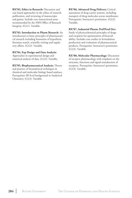 2 0 1 3 bulletin - Butler University