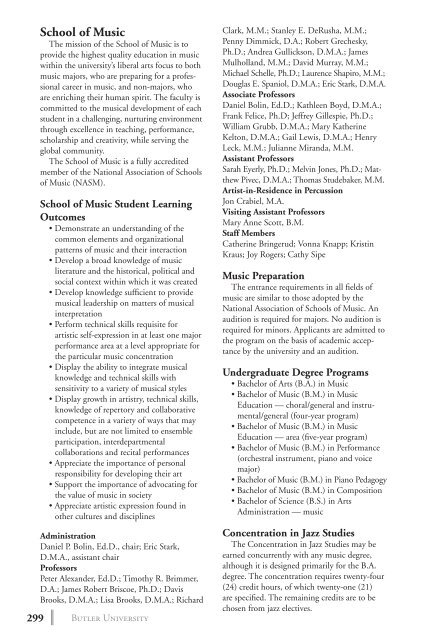 2 0 1 3 bulletin - Butler University