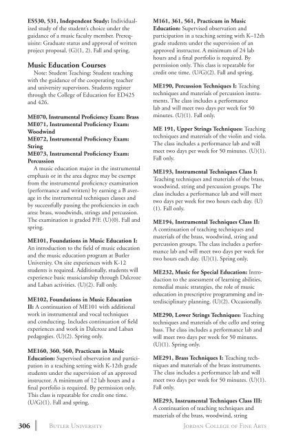 2 0 1 3 bulletin - Butler University