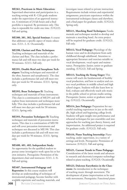 2 0 1 3 bulletin - Butler University