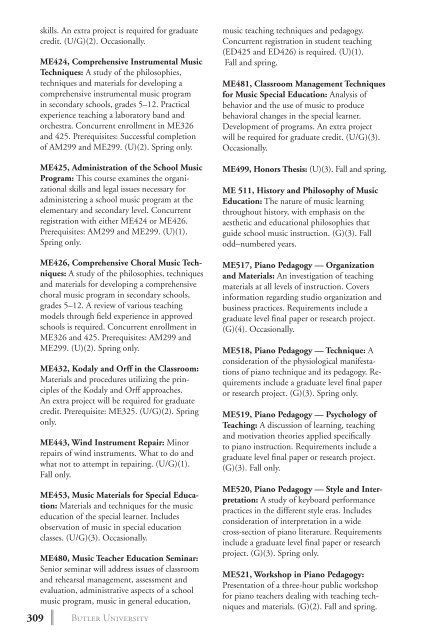 2 0 1 3 bulletin - Butler University