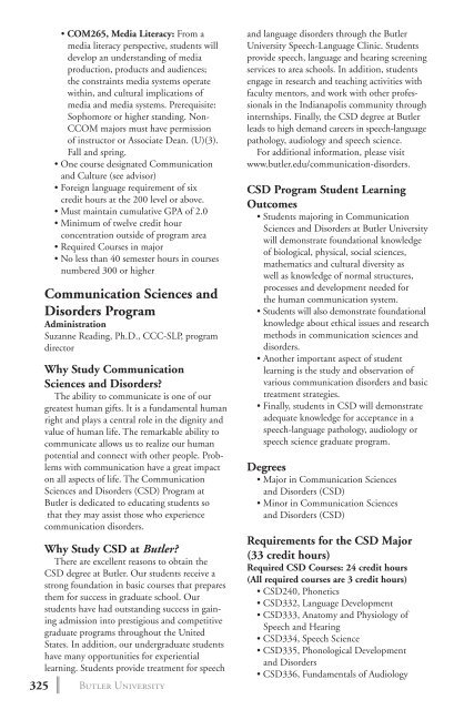 2 0 1 3 bulletin - Butler University