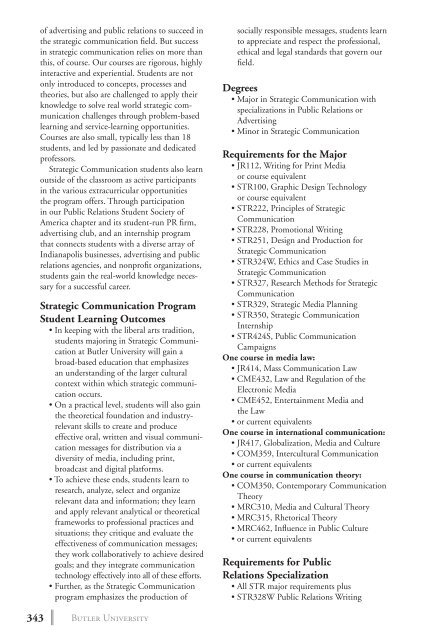 2 0 1 3 bulletin - Butler University