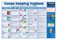 Guide to House keeping Hygiene - Gompels.co.uk