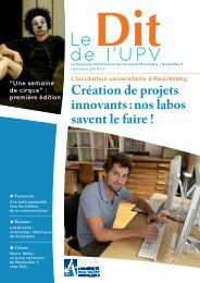 Le Dit de l'UPV n° 127 - Université Paul Valéry