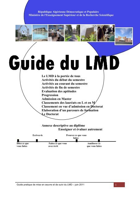 guide pratique L M D - universite d'el tarf