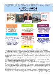 TÃ©lÃ©charger le Bulletin d'information - UniversitÃ© des Sciences et de ...
