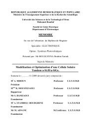 magister Bouguenna 2009.pdf - UniversitÃ© des Sciences et de la ...