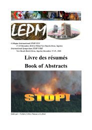 Le livre des resumes - UniversitÃ© des Sciences et de la Technologie ...