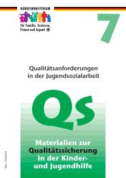 Qs 7 Qualitätsstandards in der Jugendsozialarbeit - Univation