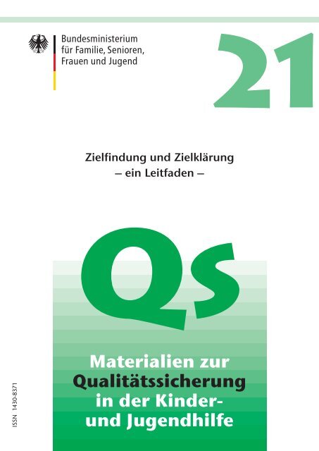 Qs 21 Zielfindung und Zielklärung - Ein Leitfaden - Univation