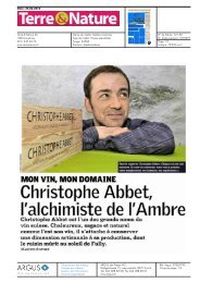 Christophe Abbet, l'alchimiste de l'Ambre - Univerre