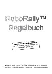 RoboRally™ Regelbuch