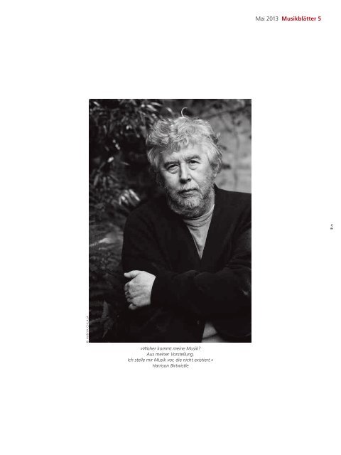 harrison birtwistle - Universal Edition