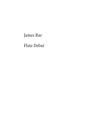 James Rae Flute Debut - Universal Edition