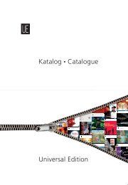 UE Gesamtkatalog - Universal Edition