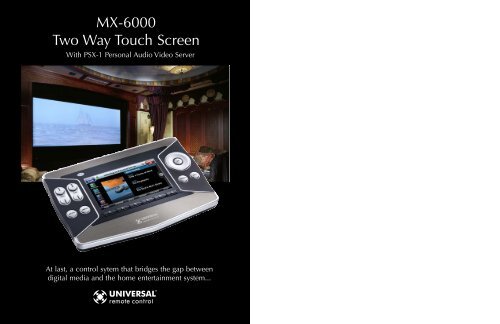 Digital universal remote control touch screen sale