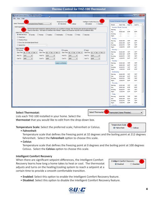 Thermo Control User Manual - Universal Remote Control