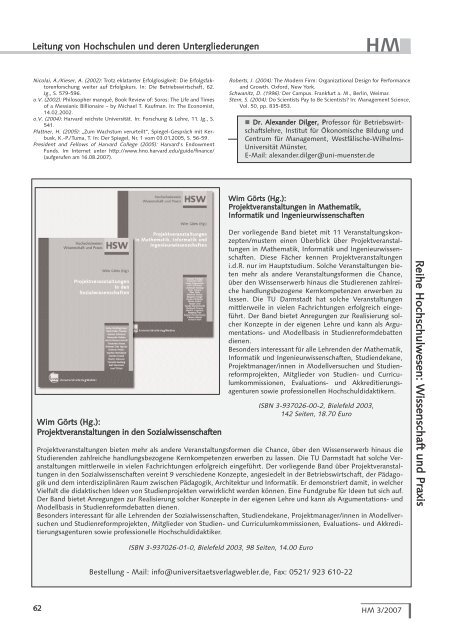 Heft 3/2007 - UniversitÃ¤tsVerlagWebler