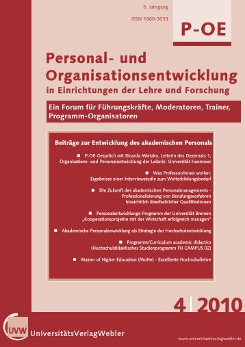Professionalisierung von Berufungsverfahren hinsichtlich ...