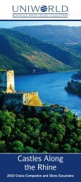 Castles the R Castles Along the Rhine - Uniworld River Cruises
