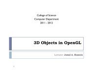 3D Objects in OpenGL