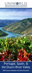 Portugal, Spain, & the Douro River Valley - Uniworld River Cruises