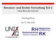 Benutzer- und Rechte-Verwaltung Teil 2 - Linux-Kurs ... - Unix-AG-Wiki