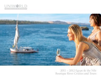 view Uniworld River Cruises 2012 Egypt & the Nile Brochure