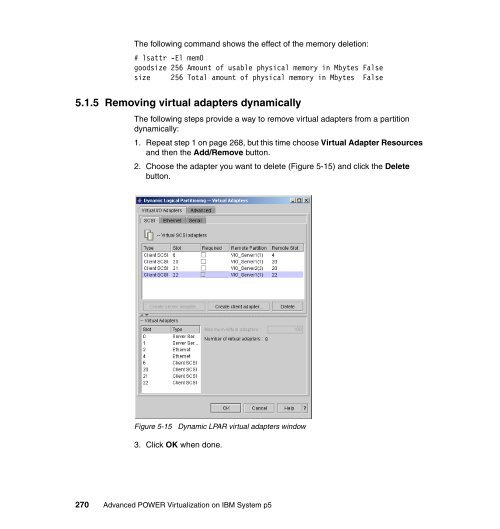 Advanced POWER Virtualization on IBM System p5 - Previous ...