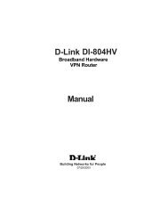 Manual DI-804HV D-Link