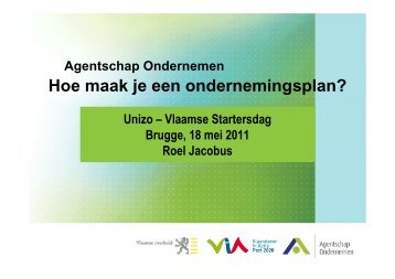 Hoe stel ik mijn ondernemingsplan op - UNIZO.be