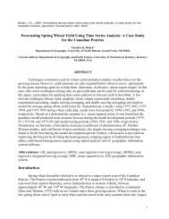 Forecasting Spring Wheat Yield Using Time Series Analysis: A Case ...