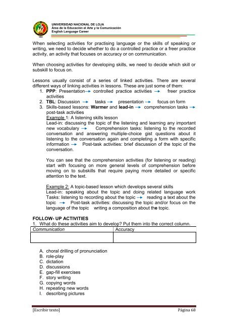 module 5 planning of the english language teaching-learning process