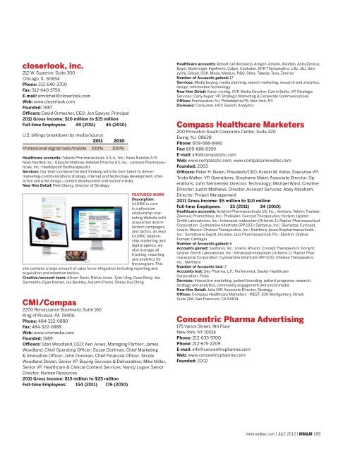 Agency - Medical Marketing and Media