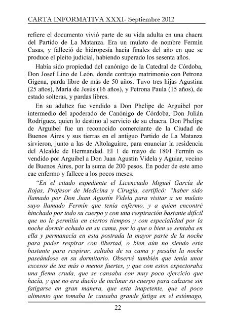 Carta informativa 31 - Universidad Nacional de La Matanza