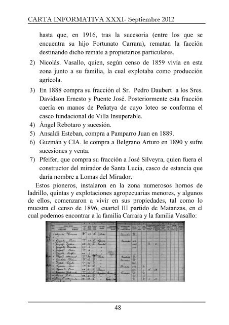 Carta informativa 31 - Universidad Nacional de La Matanza