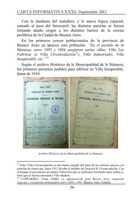 Carta informativa 31 - Universidad Nacional de La Matanza