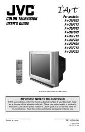 AV-27,32,36F703/713/803 English - JVC