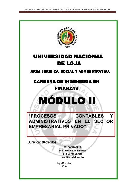 MODULO DOS list - Universidad Nacional de Loja