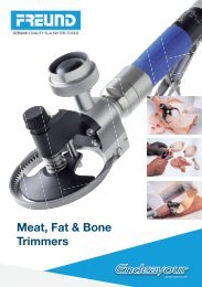 Meat, Fat & Bone Trimmers - FREUND