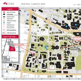 Campus Map - University of New Mexico