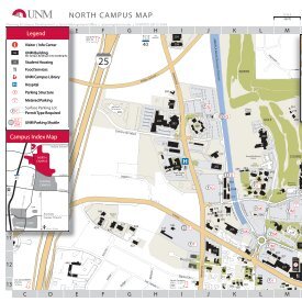 North Campus Map - University of New Mexico