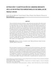 Extracción y cuantificación dE cumarina mEdiantE HPLc-uV En ...